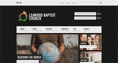 Desktop Screenshot of leawoodbaptist.org