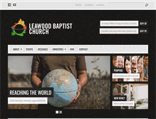 Tablet Screenshot of leawoodbaptist.org