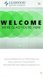 Mobile Screenshot of leawoodbaptist.com